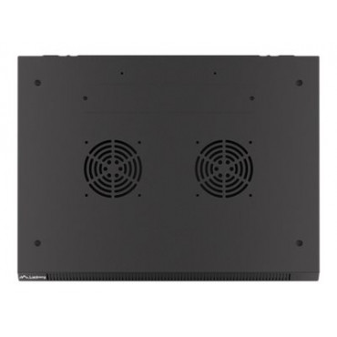 Lanberg Rack cabinet 19" wall-mount 9U/600x450 for self-assembly with metal door (flat pack), black | Lanberg