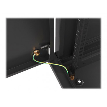 Lanberg Rack cabinet 19" wall-mount 9U/600x450 for self-assembly with metal door (flat pack), black | Lanberg