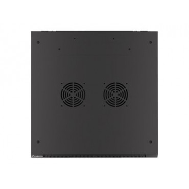 Lanberg Rack cabinet 19" wall-mount 9U/600x600 (flat pack) for self-assembly with metal door, black | Lanberg