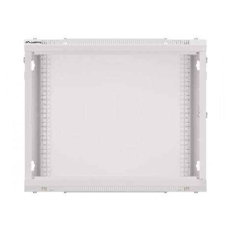 Lanberg Rack cabinet 19" wall-mount 9U/600x600 (flat pack) for self-assembly with metal door, grey | Lanberg
