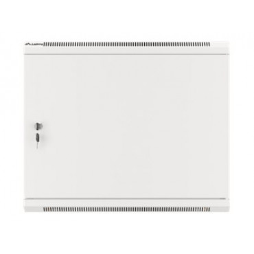 Lanberg Rack cabinet 19" wall-mount 9U/600x600 (flat pack) for self-assembly with metal door, grey | Lanberg