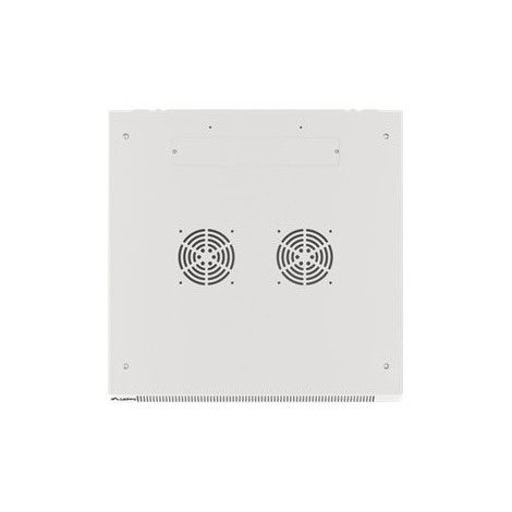 Lanberg Rack cabinet 19" wall-mount 9U/600x600 (flat pack) for self-assembly with metal door, grey | Lanberg