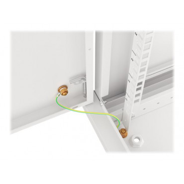 Lanberg Rack cabinet 19" wall-mount 9U/600x600 (flat pack) for self-assembly with metal door, grey | Lanberg