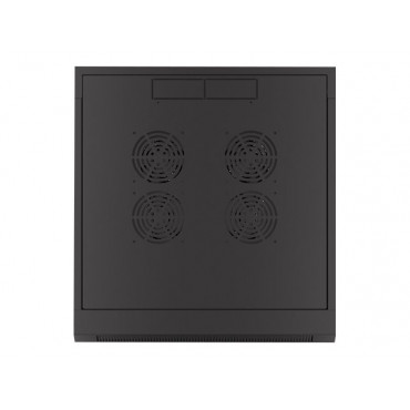 Lanberg Rack cabinet 19" wall-mounted 4U 600 fast assembly (flat pack), black | Lanberg