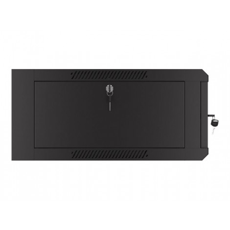 Lanberg Rack cabinet 19" wall-mounted 4U 600 fast assembly (flat pack), black | Lanberg