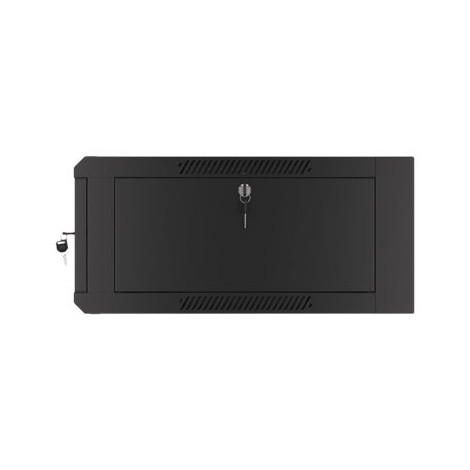 Lanberg Rack cabinet 19" wall-mounted 4U 600 fast assembly (flat pack), black | Lanberg