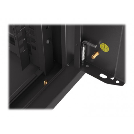 Lanberg Rack cabinet 19" wall-mounted 4U 600 fast assembly (flat pack), black | Lanberg