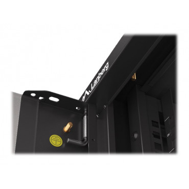 Lanberg Rack cabinet 19" wall-mounted 4U 600 fast assembly (flat pack), black | Lanberg