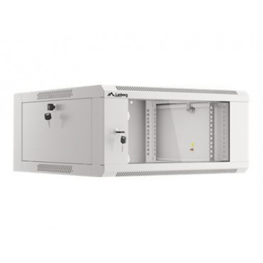Lanberg Rack cabinet 19" wall-mounted 4U 600 fast assembly (flat pack), grey | Lanberg