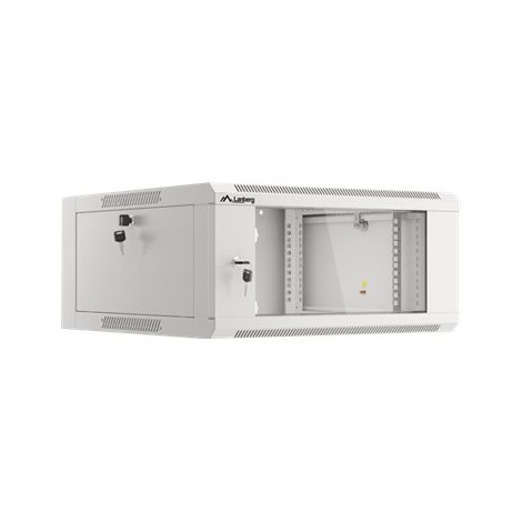 Lanberg Rack cabinet 19" wall-mounted 4U 600 fast assembly (flat pack), grey | Lanberg