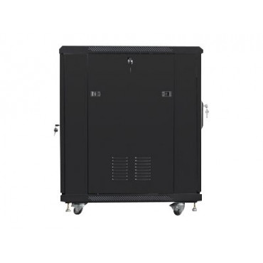 Lanberg Rack cabinet 19" free-standing 15U/600x800 (flat pack), black | Lanberg