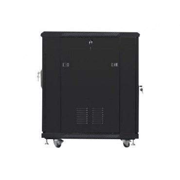 Lanberg Rack cabinet 19" free-standing 15U/600x800 (flat pack), black | Lanberg