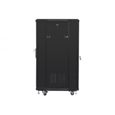 Lanberg Rack cabinet 19" free-standing 22U/600x600 (flat pack), black | Lanberg