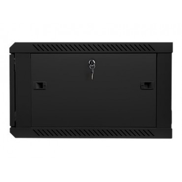 Lanberg Rack cabinet 19" wall-mount 6U/600x600 (flat pack) V2, black | Lanberg