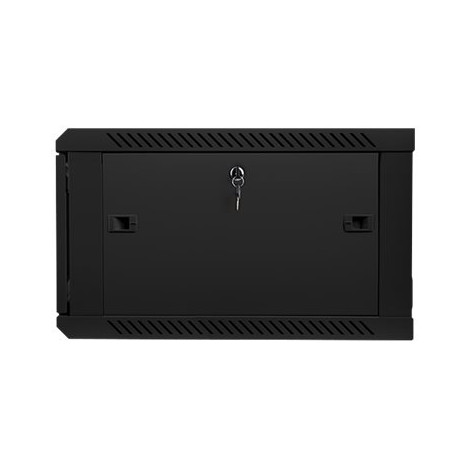 Lanberg Rack cabinet 19" wall-mount 6U/600x600 (flat pack) V2, black | Lanberg