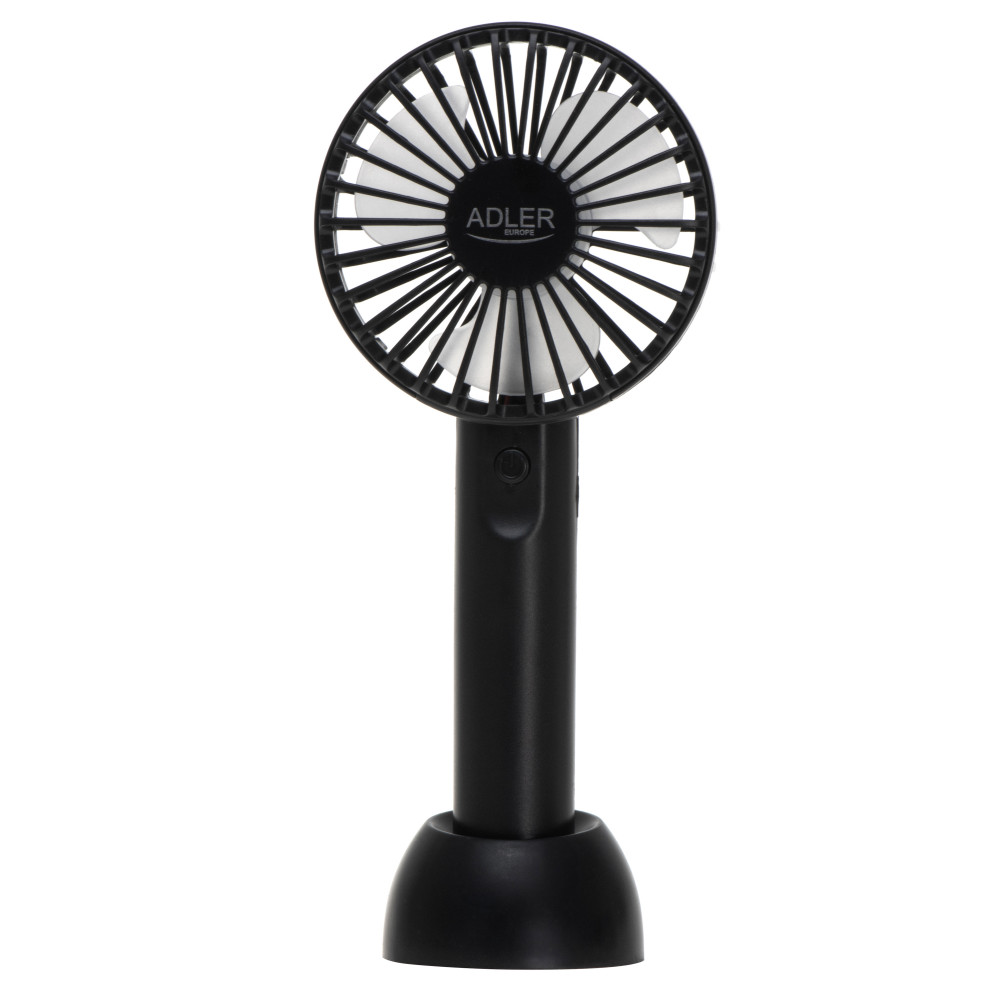 Adler Mini USB Fan | AD 7338 | Desk fan | Black | Diameter 7 cm | Number of speeds 3