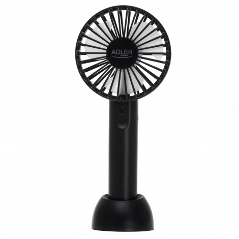 Adler Mini USB Fan | AD 7338 | Desk fan | Black | Diameter 7 cm | Number of speeds 3