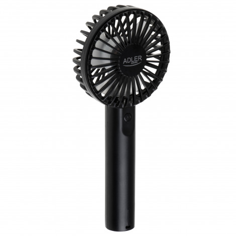 Adler Mini USB Fan | AD 7338 | Desk fan | Black | Diameter 7 cm | Number of speeds 3