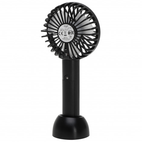 Adler Mini USB Fan | AD 7338 | Desk fan | Black | Diameter 7 cm | Number of speeds 3