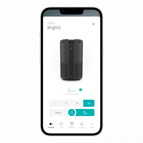 Duux Smart Air Purifier | Bright 2 | 4-22 W | Suitable for rooms up to 42 m | Black