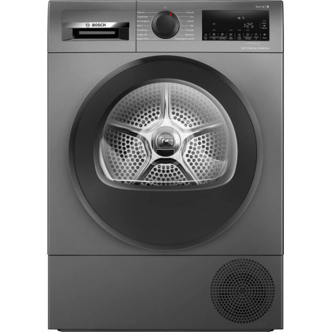 Bosch Dryer Machine with Heat Pump | WQG245DXSN | Energy efficiency class A+++ | Front loading | 9 kg | Condensation | LCD | Dep