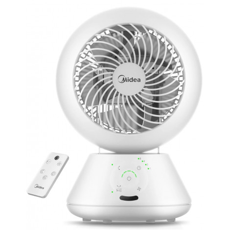Midea Fan | MDF24JRW TurboForce | Table Fan | White | Number of speeds 5 | Oscillation | Remote control