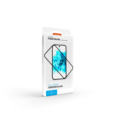 Fixed Screen Protector | Realme | C61/C63/Note 60 | Tempered Glass | Black | Full Cover 2.5D