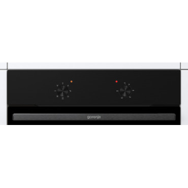 Gorenje Oven | BO6615E01B | 60 L | Electric | EnamelClean | Push pull buttons | Height 59.5 cm | Width 59.5 cm | Stainless steel
