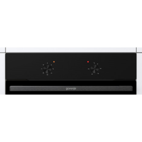 Gorenje Oven | BO6615E01B | 60 L | Electric | EnamelClean | Push pull buttons | Height 59.5 cm | Width 59.5 cm | Stainless steel