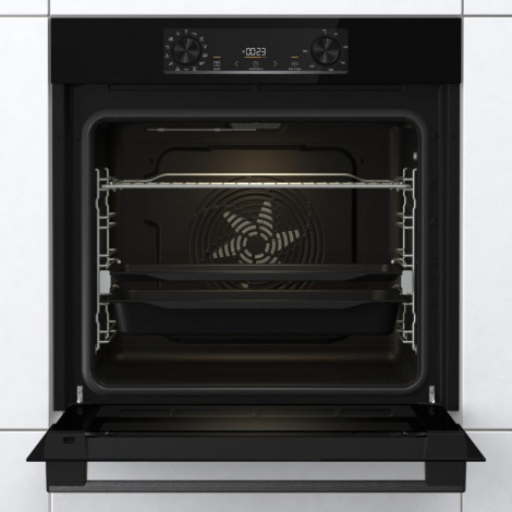 Gorenje Oven | BOS6737E13FBG | 77 L | Electric | AquaClean | Mechanical | Steam function | Height 59.5 cm | Width 59.5 cm | Stai
