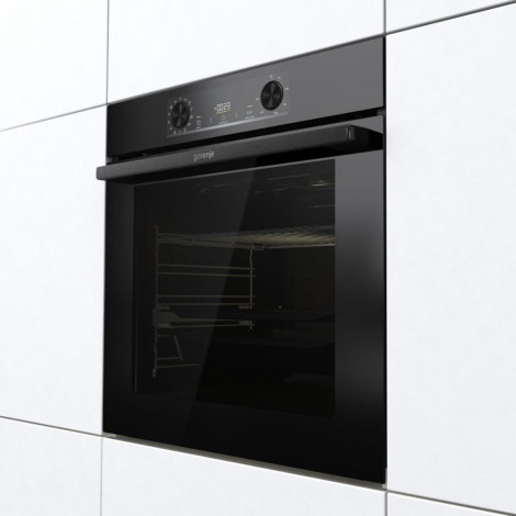 Gorenje Oven | BOS6737E13FBG | 77 L | Electric | AquaClean | Mechanical | Steam function | Height 59.5 cm | Width 59.5 cm | Stai