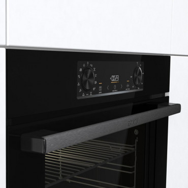 Gorenje Oven | BOS6737E13FBG | 77 L | Electric | AquaClean | Mechanical | Steam function | Height 59.5 cm | Width 59.5 cm | Stai
