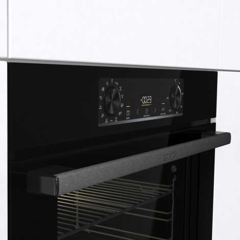 Gorenje Oven | BOS6737E13FBG | 77 L | Electric | AquaClean | Mechanical | Steam function | Height 59.5 cm | Width 59.5 cm | Stai
