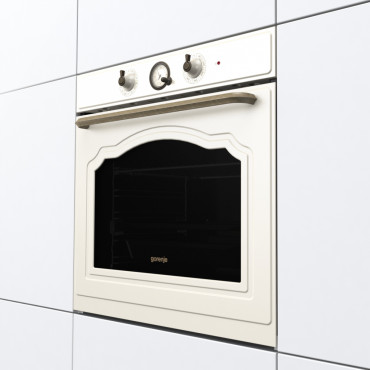 Gorenje Oven | BOS67372CLI | 77 L | Multifunctional | AquaClean | Mechanical | Steam function | Height 59.5 cm | Width 59.5 cm |