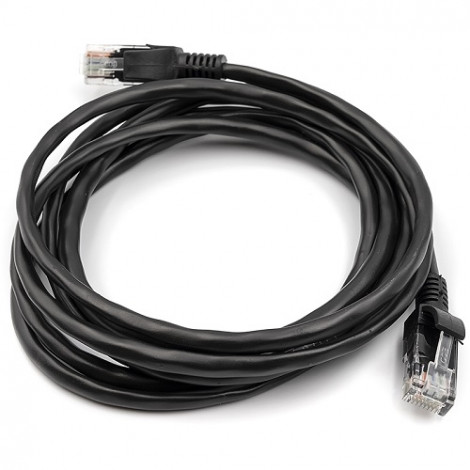 Kabelis Cat5E UTP, 2m, juodas