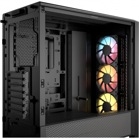 Corsair PC Case | Frame 4000D RS ARGB Modular | Black | Mid-Tower | Power supply included No