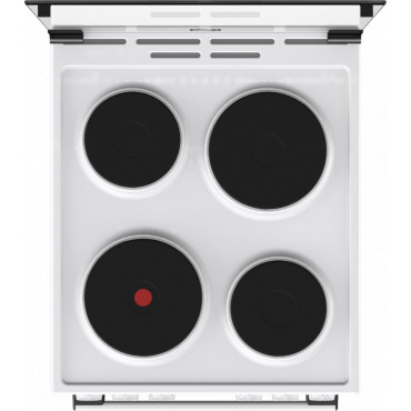 Gorenje Cooker | GE5A21WH | Hob type Electric | Oven type Electric | White | Width 50 cm | Grilling | Depth 59.4 cm | 68 L