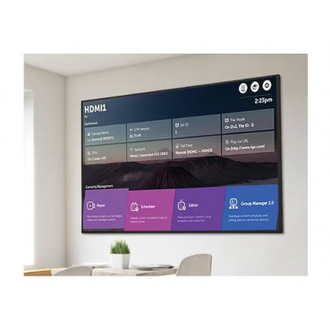 LG 75UH5N-M | 75 " | Landscape/Portrait | 24/7 | webOS | Wi-Fi | 500 cd/m | 8 ms | 178 | 178