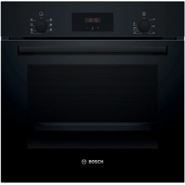 Bosch Oven | HBF133BA1 | 66 L | Electric | EcoClean | Knobs | Height 59.5 cm | Width 59.4 cm | Black