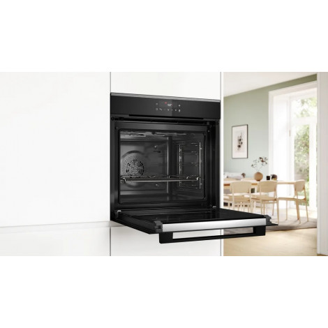 Bosch Oven | HBA272BB3 | 71 L | Electric | Pyrolysis/Hydrolytic | Touch control | Height 59.5 cm | Width 59.4 cm | Black