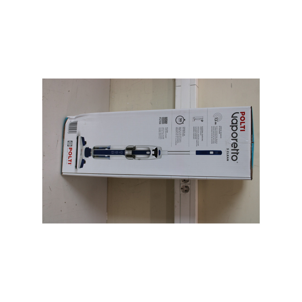 SALE OUT. | Polti Vacuum steam mop with portable steam cleaner | PTEU0299 Vaporetto 3 Clean_Blue | Power 1800 W | Steam pressure