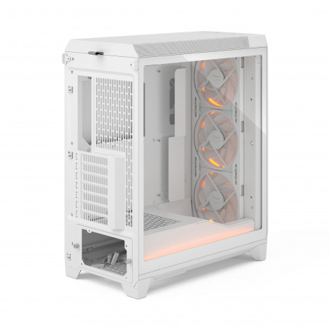 Fractal Design Meshify 3 | Ambience Pro RGB White TG Clear Tint | ATX | Power supply included No
