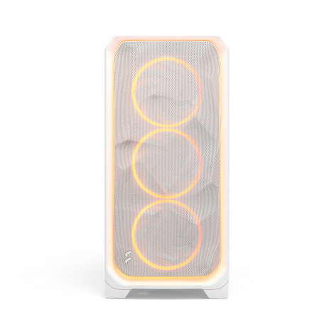 Fractal Design Meshify 3 XL | Ambience Pro RGB White TG Clear Tint | ATX | Power supply included No