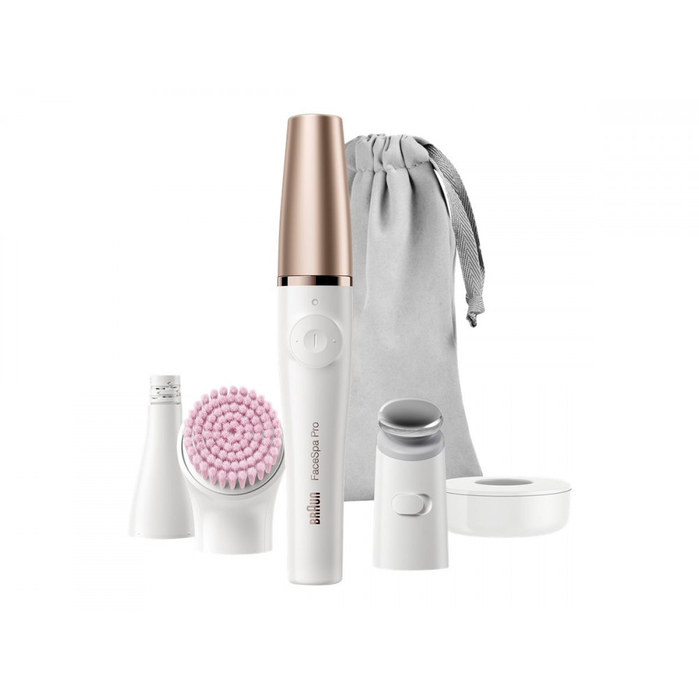 Braun Epilator with accessories | SE912 FaceSpa Pro | Number of power levels 1 | Wet & Dry | White