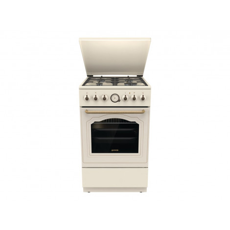 Gorenje Cooker | GKS5B70CLI | Hob type Gas | Oven type Electric | Sandy | Width 50 cm | Depth 59.4 cm | 70 L