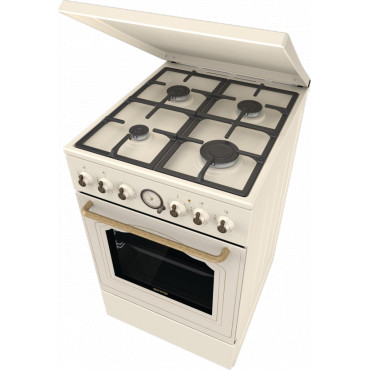 Gorenje Cooker | GKS5B70CLI | Hob type Gas | Oven type Electric | Sandy | Width 50 cm | Depth 59.4 cm | 70 L