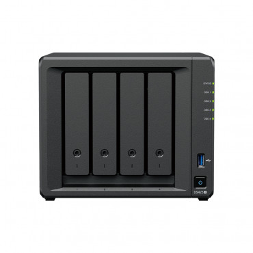 Synology DiskStation | DS425+ | Intel Celeron | J4125 | Processor frequency 2.0 GHz | 2 GB | DDR4 | Black