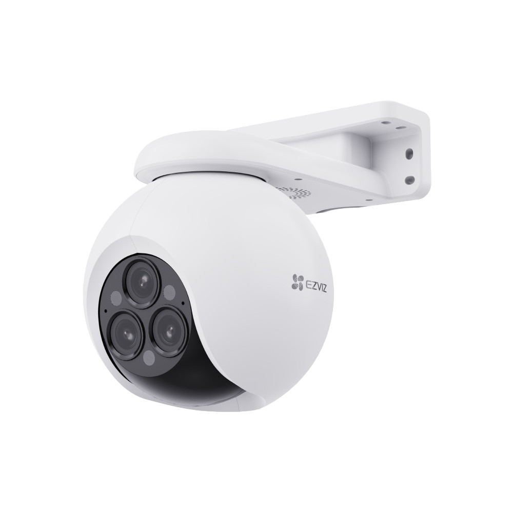 EZVIZ | Smart Home Wi-Fi Camera | CS-H80f | 4 MP+4 MP+4 MP | 2.8-12mm/F1.6 | IP67 | H.265/H.264 | Micro SD, Max. 512 GB