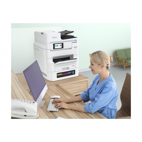 Epson Multifunctional printers | WorkForce Pro EM-C8101RDWF | Inkjet | Colour | A4 | Wi-Fi | White