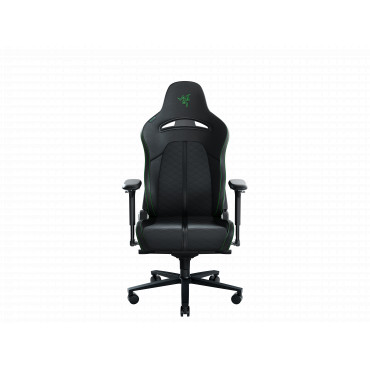 Razer Enki Gaming Chair with Enchanced Customization, Black/Green | Razer Ergonomic Gaming Chair Enki EPU Synthetic Leather Stee
